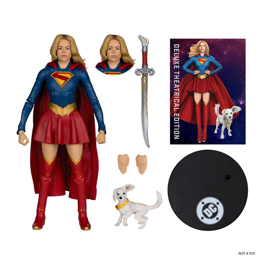 DC Theatrical Deluxe Supergirl Movie 2026 Supergirl And Baby Krypto 7-Inch Action Figure