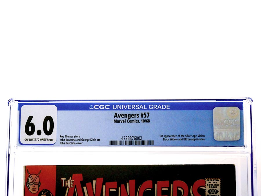 Avengers #57 Cover G CGC 6.0 1st Ptg