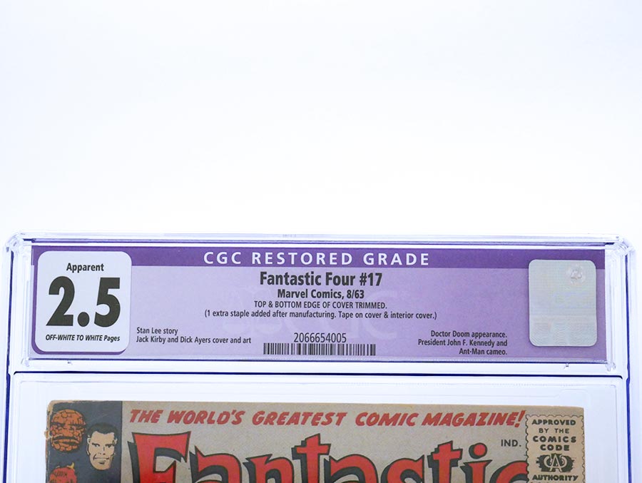 Fantastic Four #17 Cover B CGC Restored 2.5