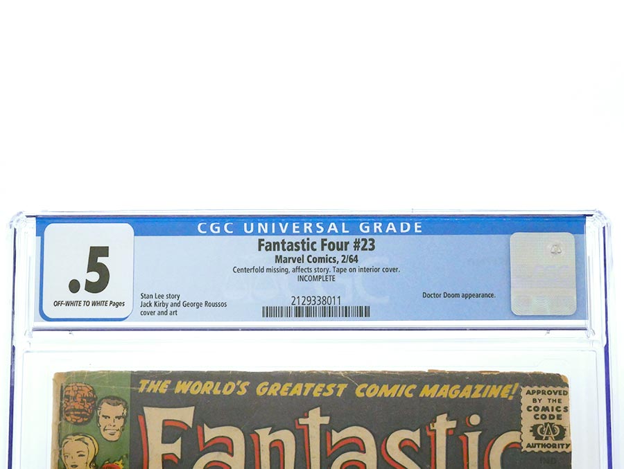 Fantastic Four #23 Cover B CGC .5