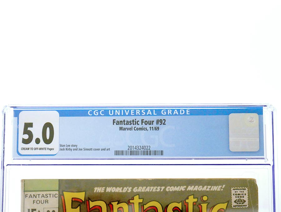 Fantastic Four #92 Cover B CGC 5.0