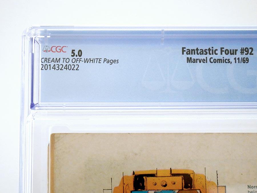 Fantastic Four #92 Cover B CGC 5.0