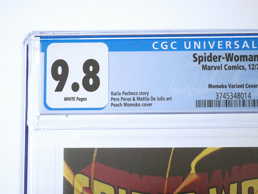 Spider-Woman Vol 7 #5 Cover M Variant Peach Momoko Cover CGC 9.8 (#100)