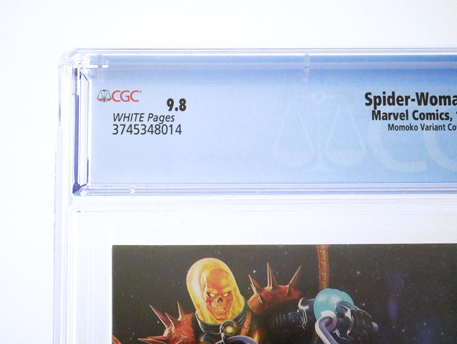 Spider-Woman Vol 7 #5 Cover M Variant Peach Momoko Cover CGC 9.8 (#100)