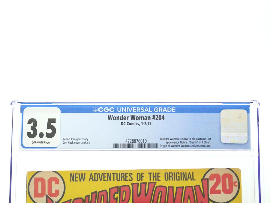 Wonder Woman #204 Cover D CGC 3.5