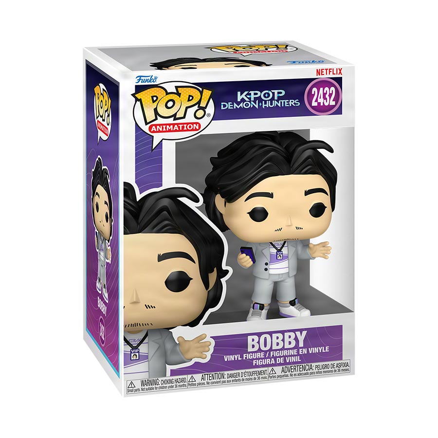 POP Animation KPOP Demon Hunters Bobby Vinyl Figure