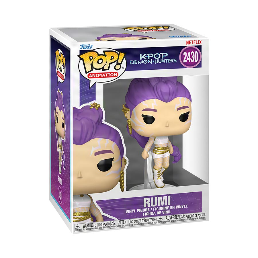 POP Animation KPOP Demon Hunters Rumi What It Sounds Like Vinyl Figure