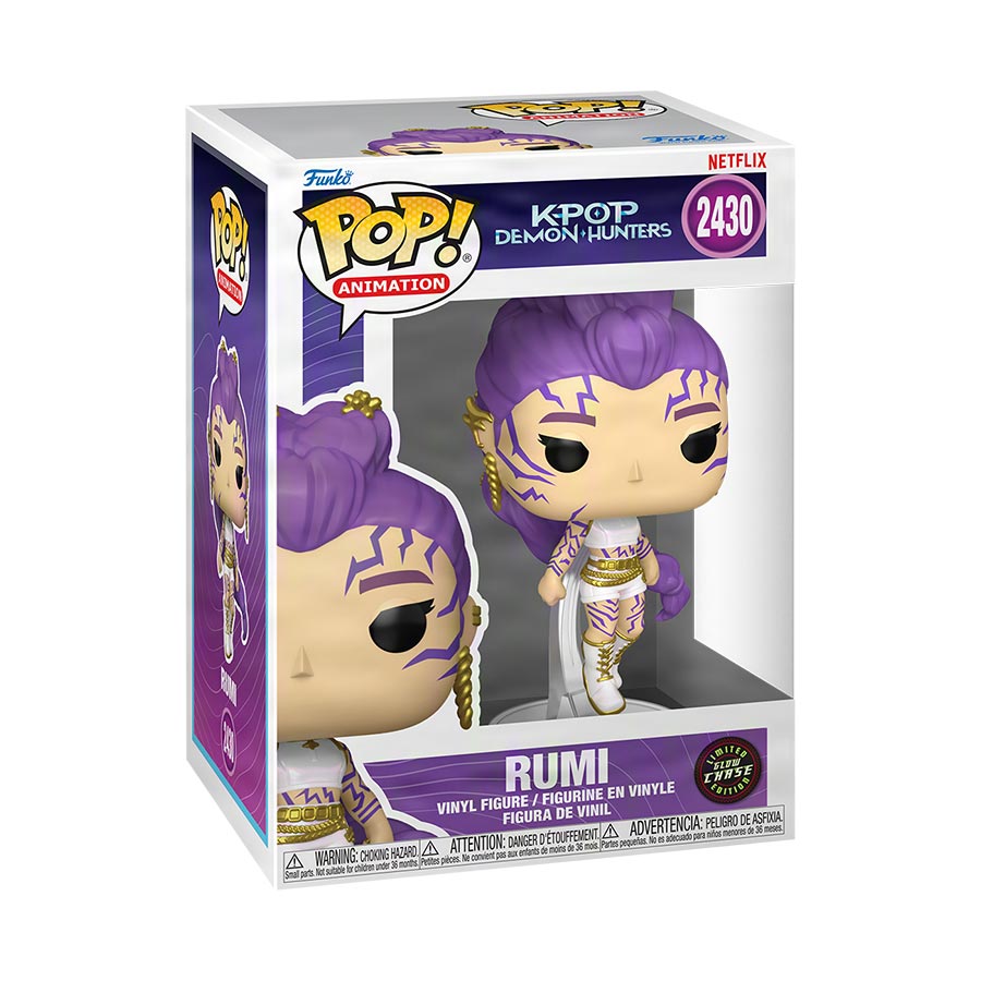 POP Animation KPOP Demon Hunters Rumi What It Sounds Like Chase Vinyl Figure