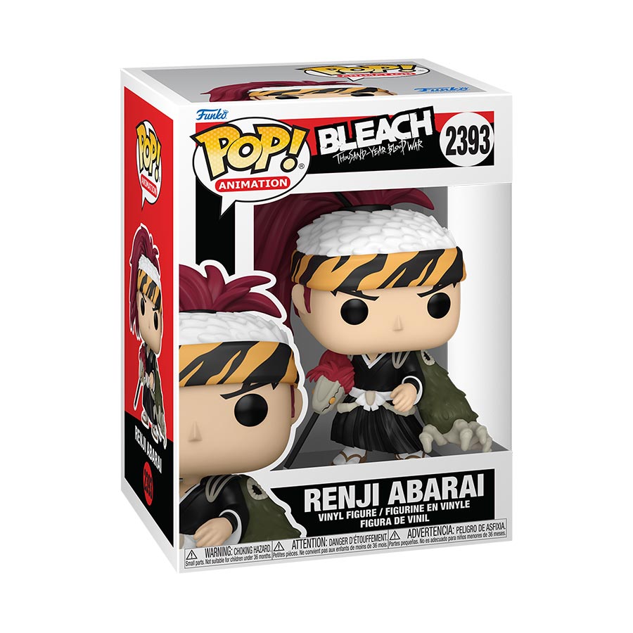 POP Animation Bleach Thousand-Year Blood War Renji Abarai Vinyl Figure
