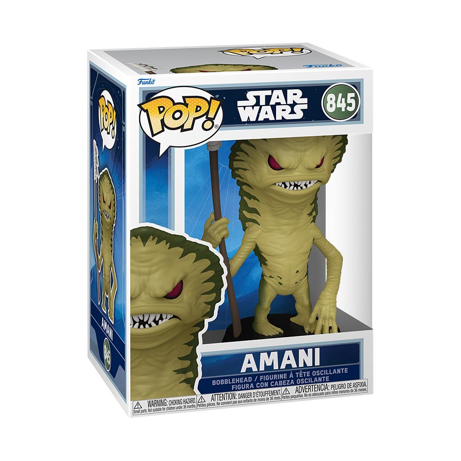 POP Star Wars Mandalorian & Grogu Amani Vinyl Bobble Head