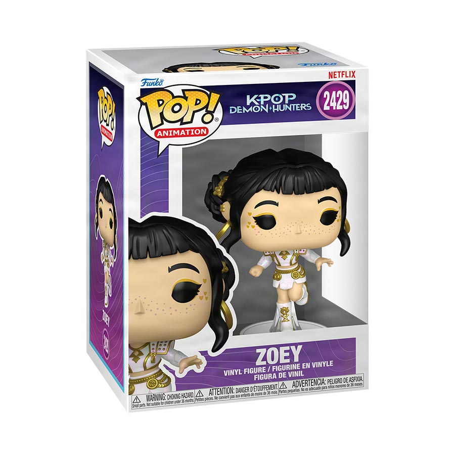POP Animation KPOP Demon Hunters Zoey What It Sounds Like Vinyl Figure