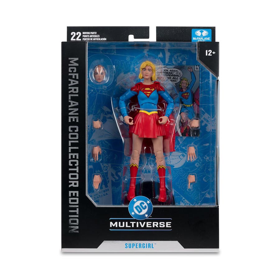 DC McFarlane Collector Edition Wave 14 Supergirl 1st Appearance Platinum Edition 7-Inch Action Figure