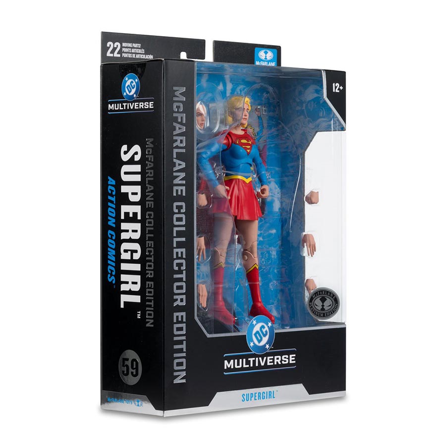DC McFarlane Collector Edition Wave 14 Supergirl 1st Appearance Platinum Edition 7-Inch Action Figure