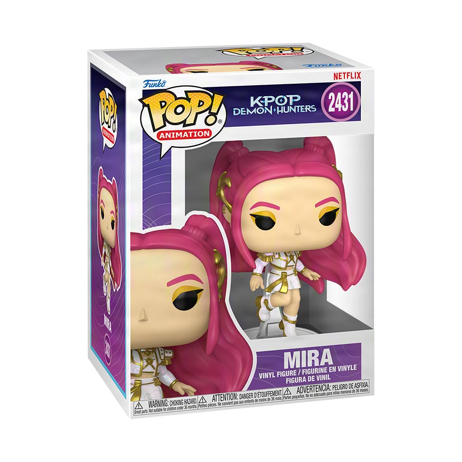 POP Animation KPOP Demon Hunters Mira What It Sounds Like Vinyl Figure