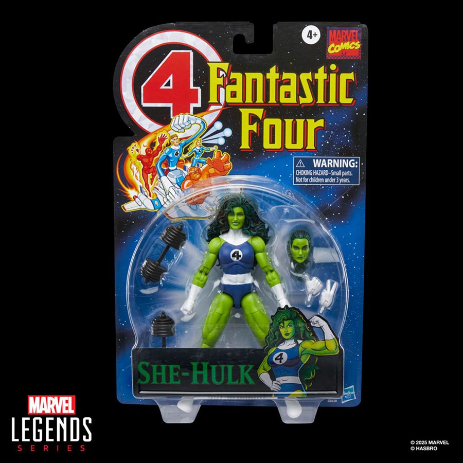 Marvel Legends Fantastic Four Retro She-Hulk 6-Inch Action Figure