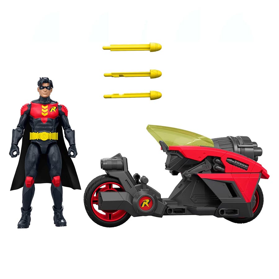 DC Premiere Robin With Motorcycle 6.5-Inch Action Figure