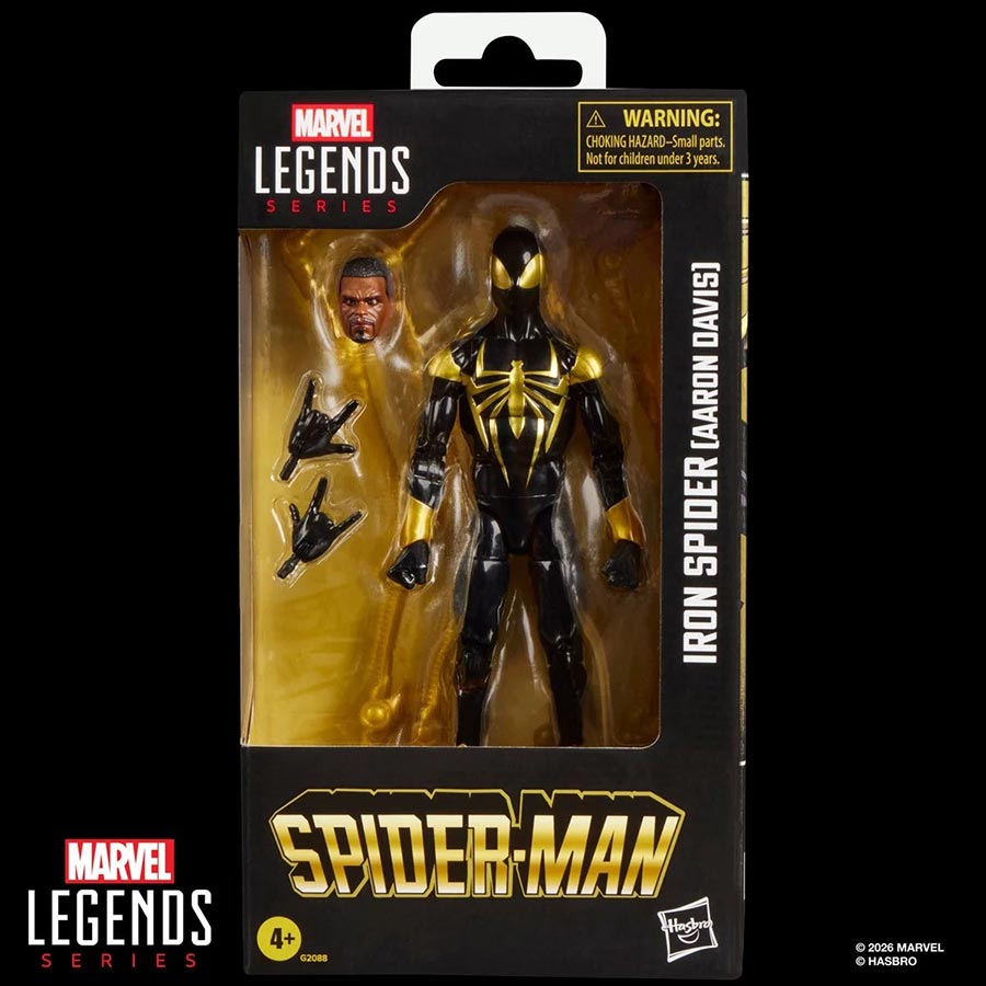 Marvel Legends Spider-Man Iron Spider Aaron Davis 6-Inch Action Figure