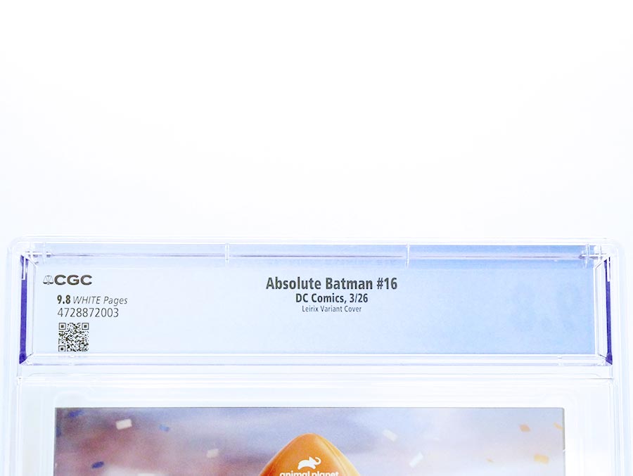 Absolute Batman #16 Cover J Variant Lesley Leirix Li Connecting Card Stock Cover CGC 9.8 (DC All In)(Limit 1 Per Customer)