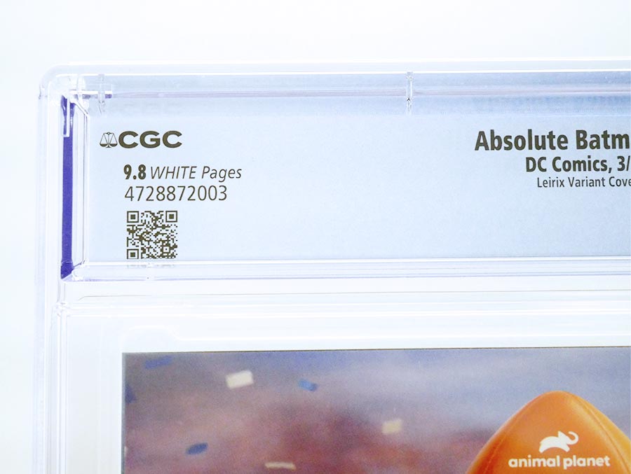 Absolute Batman #16 Cover J Variant Lesley Leirix Li Connecting Card Stock Cover CGC 9.8 (DC All In)(Limit 1 Per Customer)