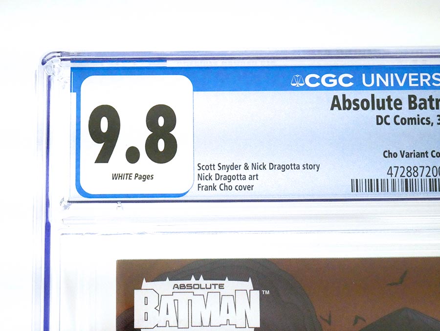 Absolute Batman #16 Cover K Variant Frank Cho Card Stock Cover CGC 9.8 (DC All In)