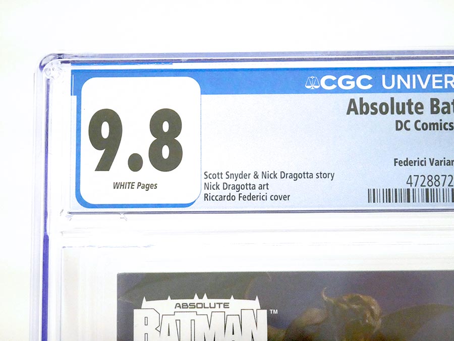 Absolute Batman #16 Cover L Incentive Riccardo Federici Card Stock Variant Cover CGC 9.8 (DC All In)