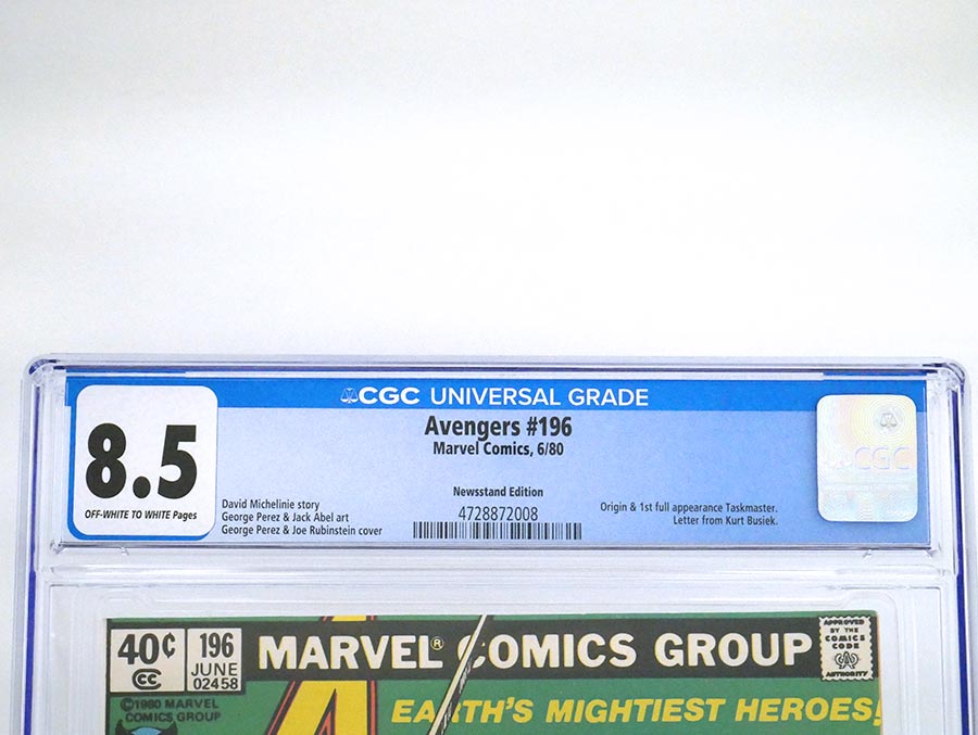 Avengers #196 Cover F CGC 8.5