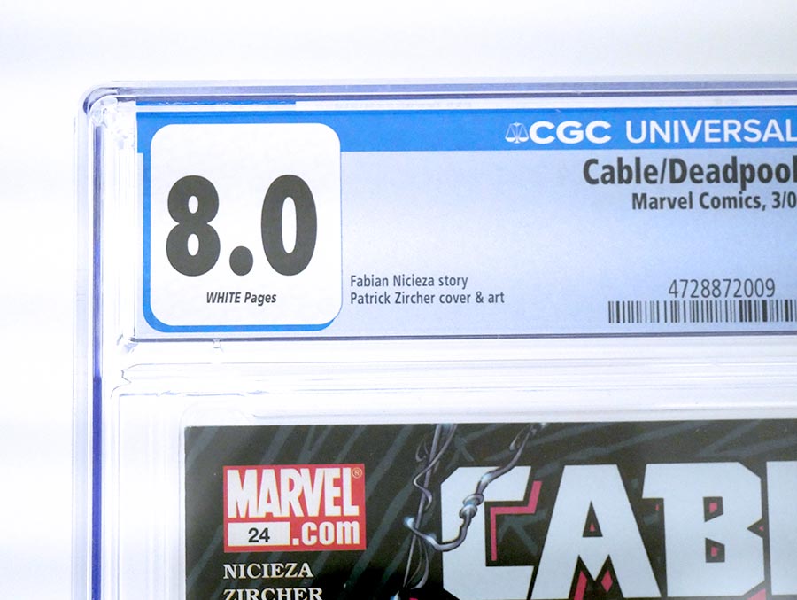 Cable Deadpool #24 Cover B CGC 8.0