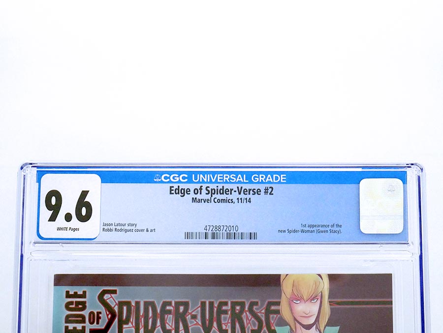 Edge Of Spider-Verse #2 Cover J 1st Ptg Regular Robbi Rodriguez Cover CGC 9.6