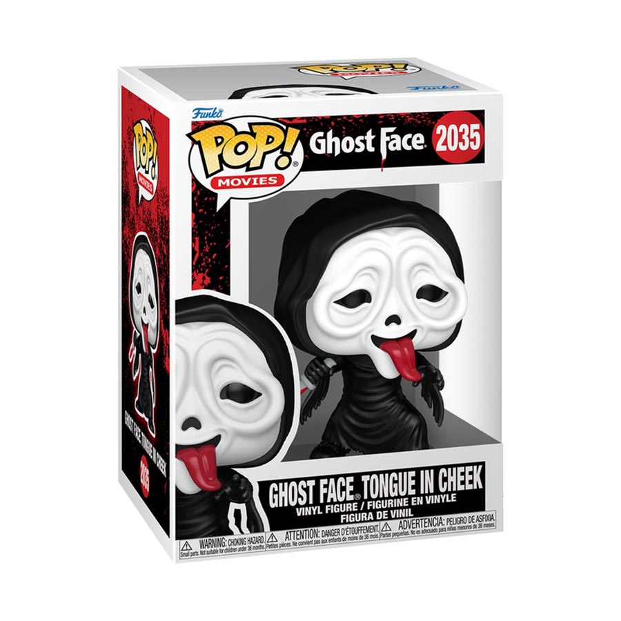 POP Vinyl Ghost Face Ghost Face Tongue In Cheek Vinyl Figure