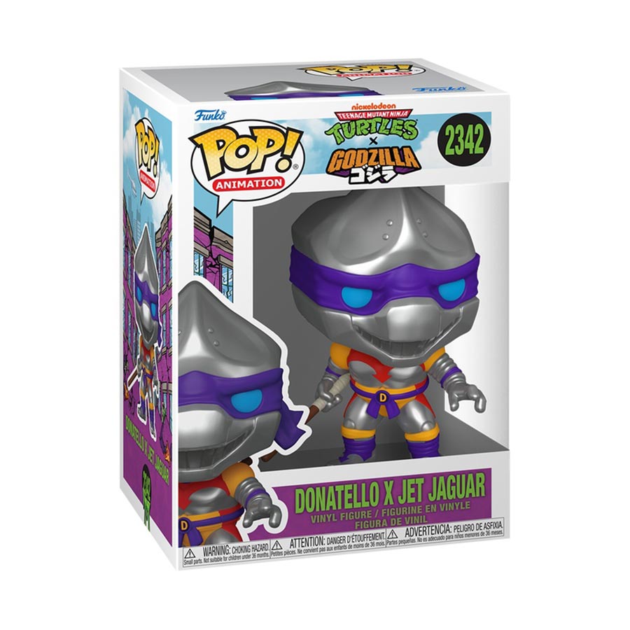 POP Animation TMNT X Godzilla Donatello X Jet Jaguar Vinyl Figure