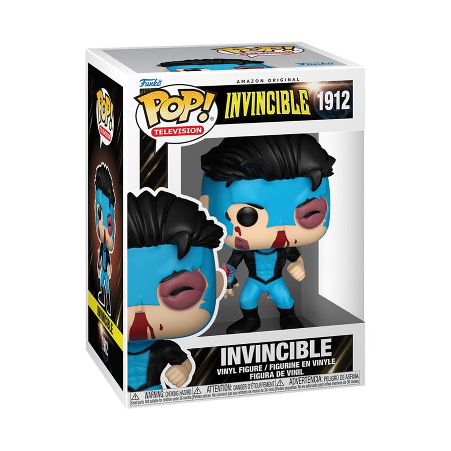POP Television Invincible Invincible Conquest Battle Damaged Bloody Vinyl Figure