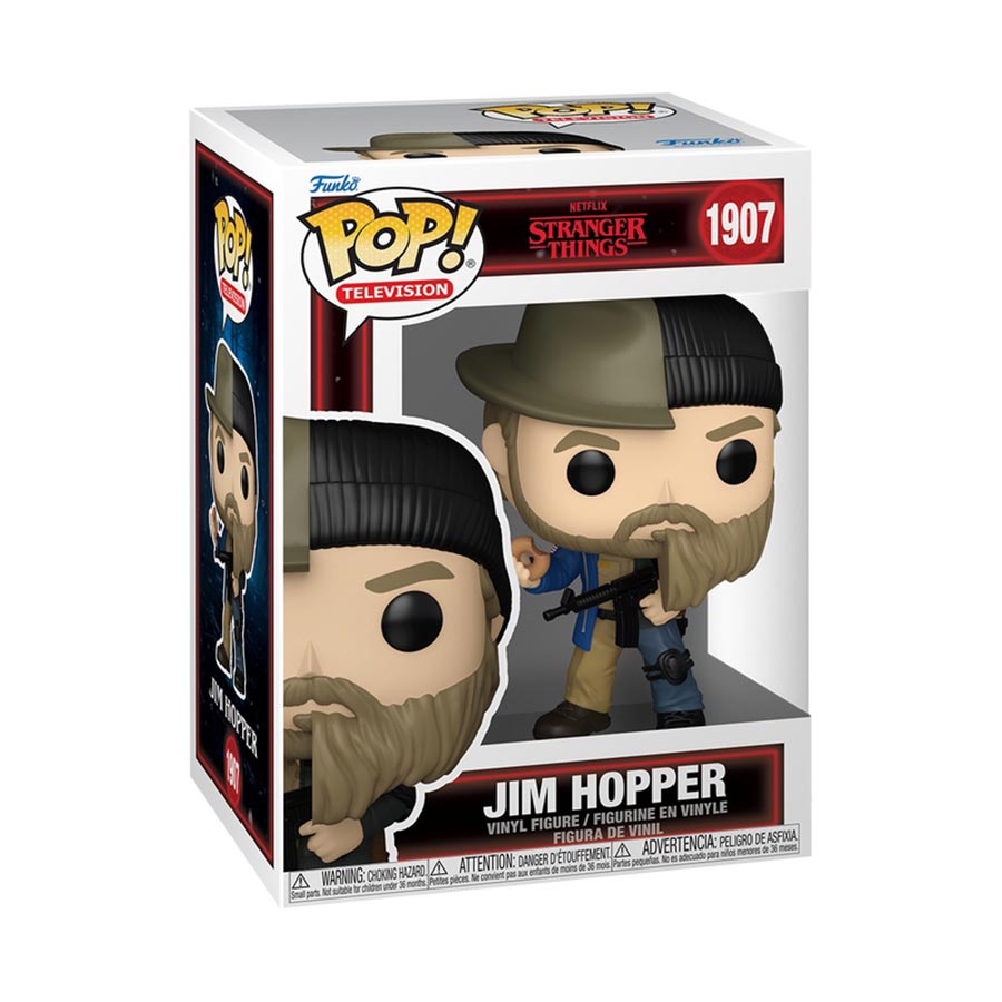 POP Television Stranger Things Jim Hopper Split Vinyl Figure