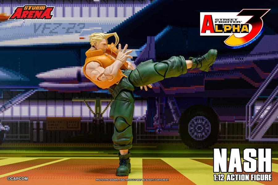 Storm Arena Street Fighter Alpha 3 Nash 1/12 Scale Action Figure