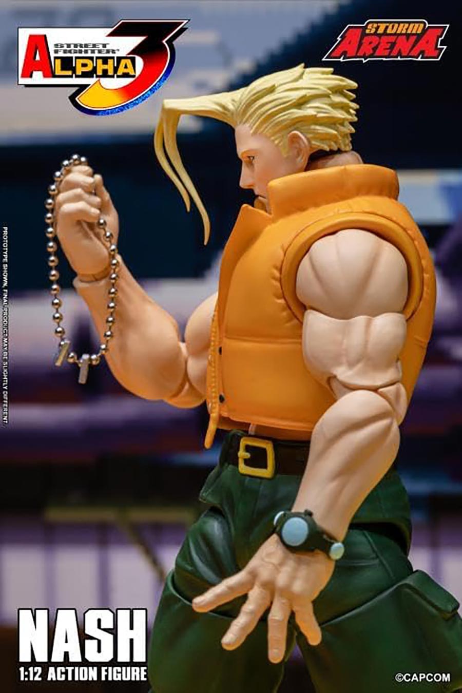 Storm Arena Street Fighter Alpha 3 Nash 1/12 Scale Action Figure