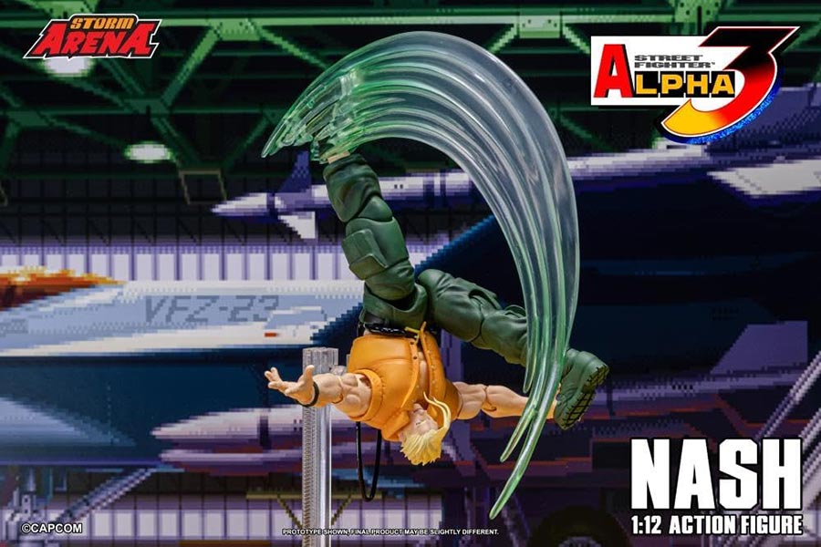 Storm Arena Street Fighter Alpha 3 Nash 1/12 Scale Action Figure