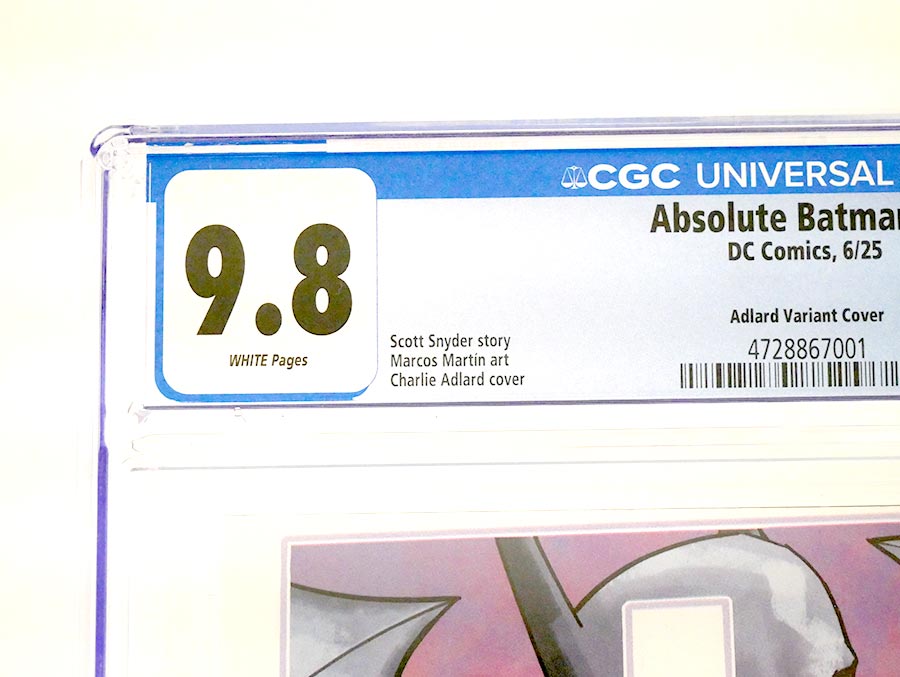 Absolute Batman #7 Cover K Incentive Charlie Adlard Card Stock Variant Cover CGC 9.8 (DC All In)