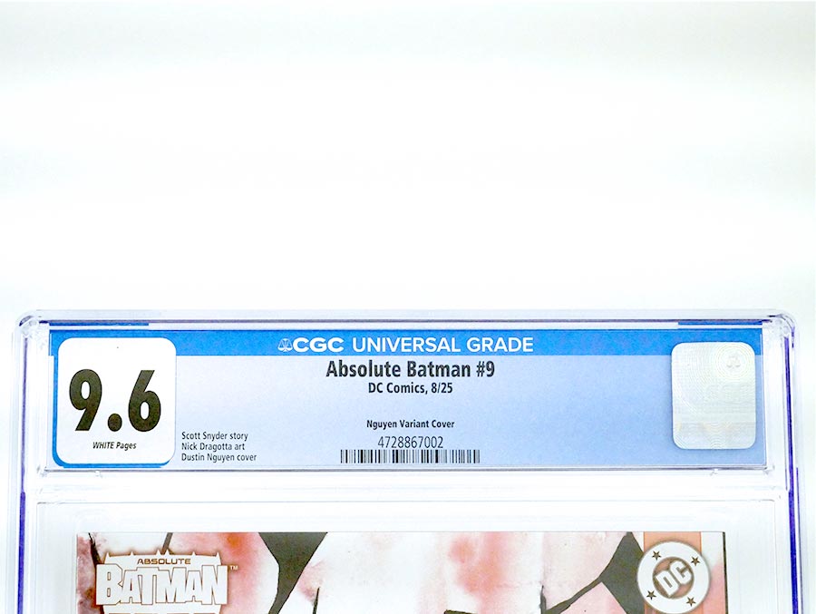 Absolute Batman #9 Cover P Incentive Dustin Nguyen Card Stock Variant Cover CGC 9.6 (DC All In)