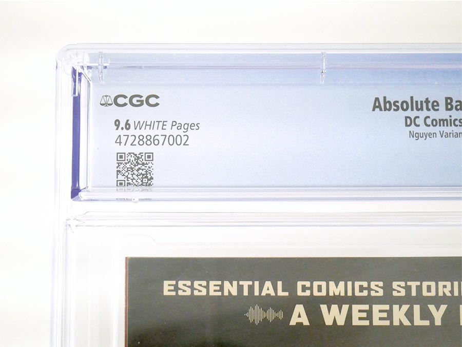 Absolute Batman #9 Cover P Incentive Dustin Nguyen Card Stock Variant Cover CGC 9.6 (DC All In)