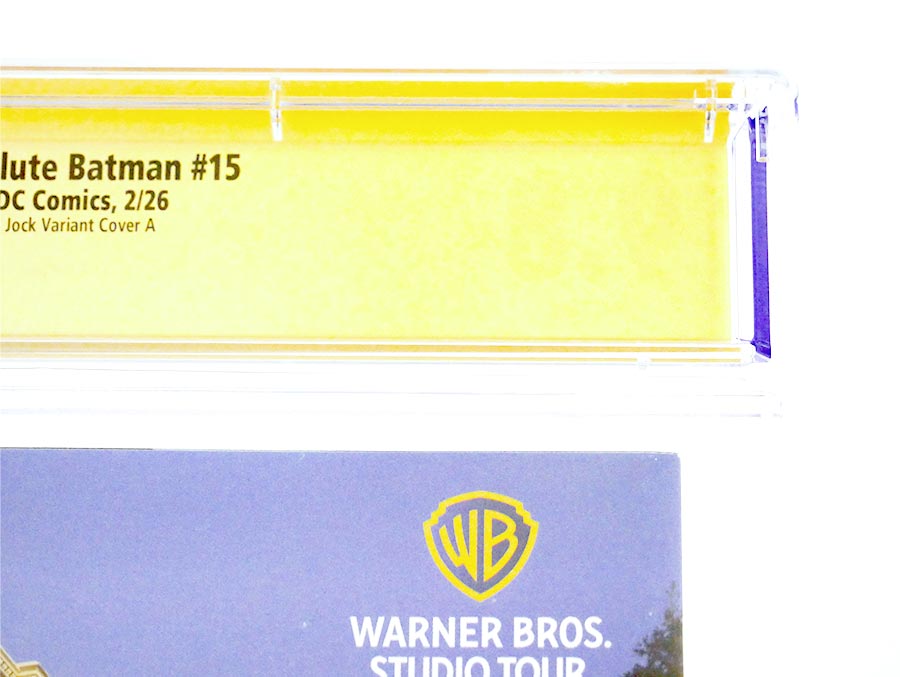 Absolute Batman #15 Cover Z-A Variant Jock & Brian Bolland Card Stock Cover CGC Signature Series 9.8 Signed By Scott Snyder (DC All In)