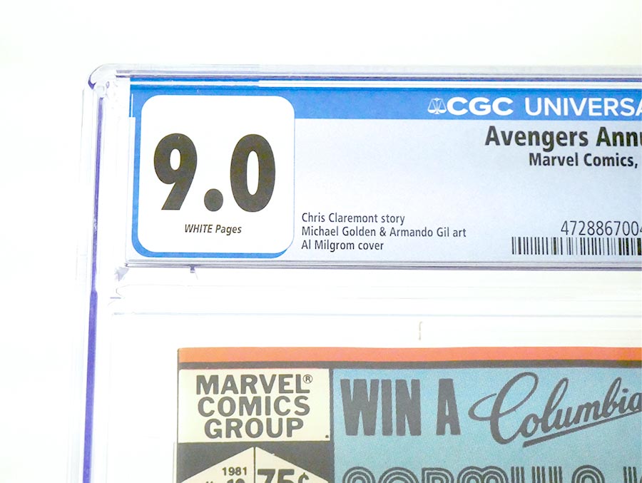 Avengers Annual #10 Cover J 1st Ptg CGC 9.0