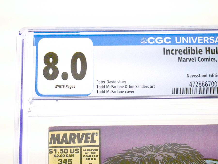 Incredible Hulk #345 Cover C CGC 8.0