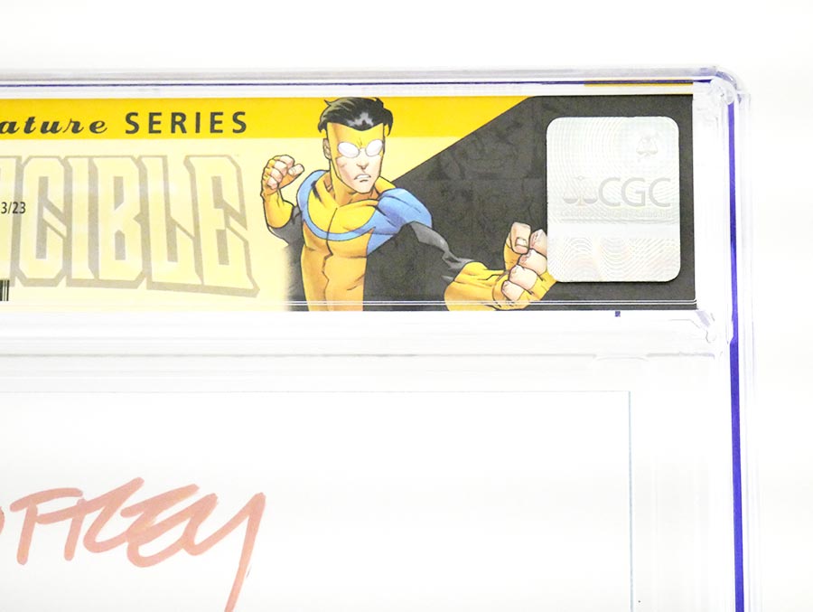 Invincible #1 Cover N Convention Edition D CGC Signature Series 9.8 Signed By Ryan Ottley