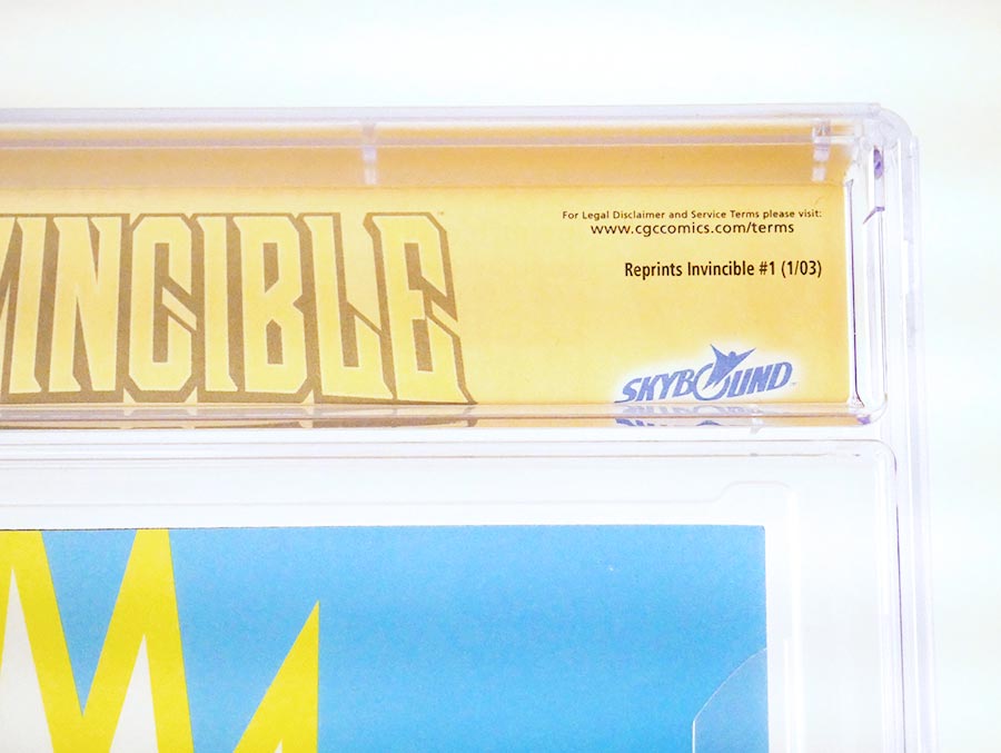 Invincible #1 Cover O Convention Edition C CGC Signature Series 9.9 Signed By Ryan Ottley