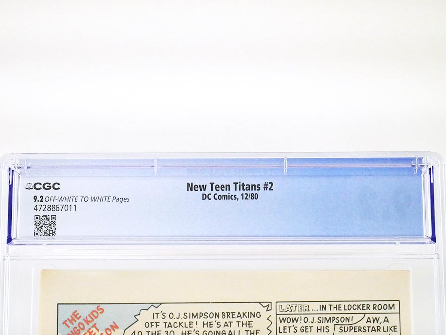 New Teen Titans #2 Cover E CGC 9.2
