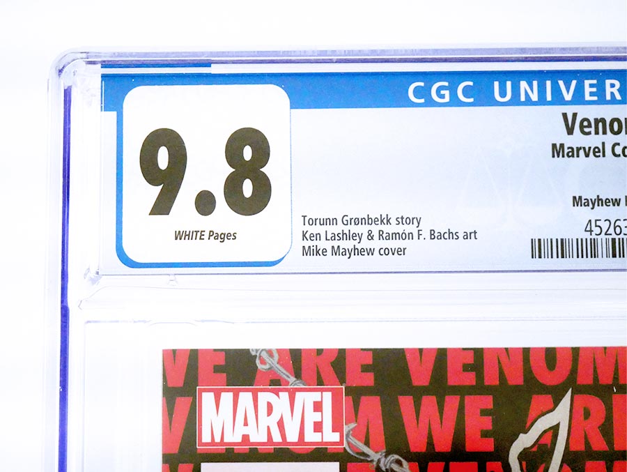 Venom Vol 5 #23 Cover R Variant Mike Mayhew Foil Cover CGC 9.8