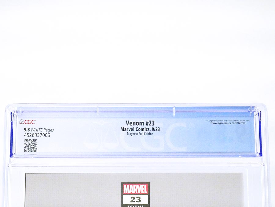 Venom Vol 5 #23 Cover R Variant Mike Mayhew Foil Cover CGC 9.8