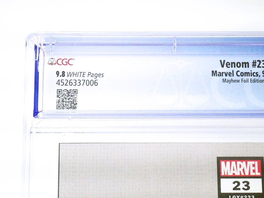 Venom Vol 5 #23 Cover R Variant Mike Mayhew Foil Cover CGC 9.8