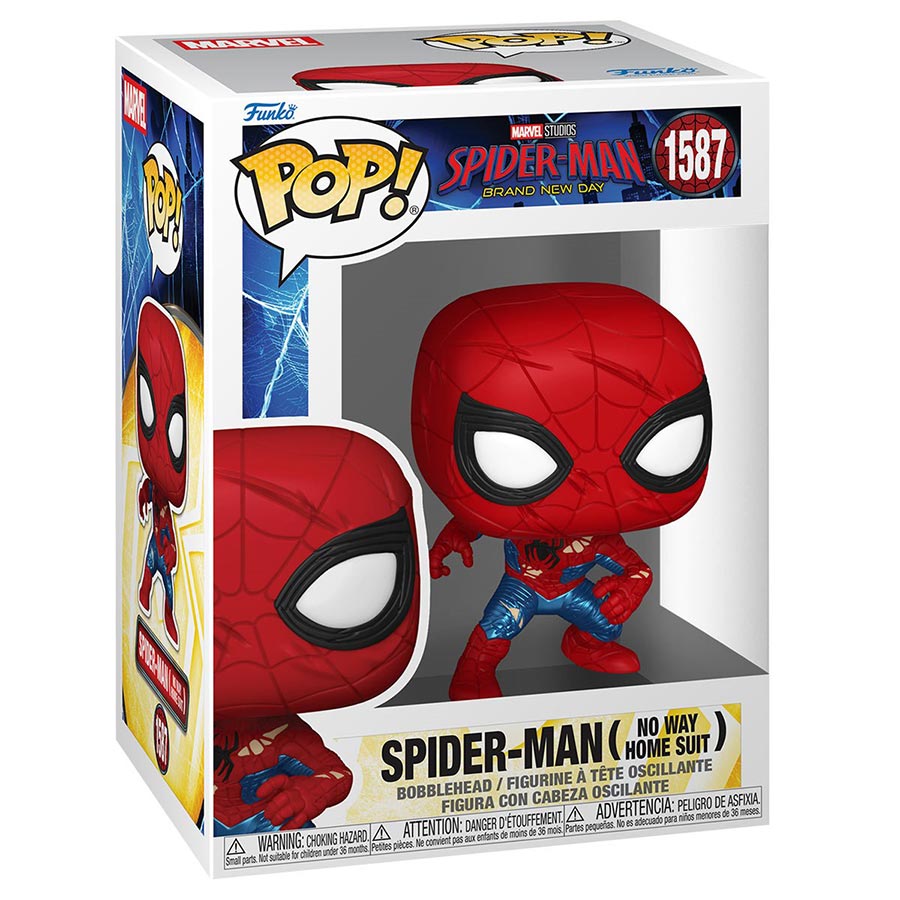 POP Marvel Spider-Man Brand New Day Spider-Man No Way Home Suit Vinyl Bobble Head