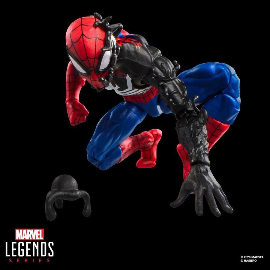 Marvel Legends Secret Wars Spider-Man Alien Costume 6-Inch Action Figure