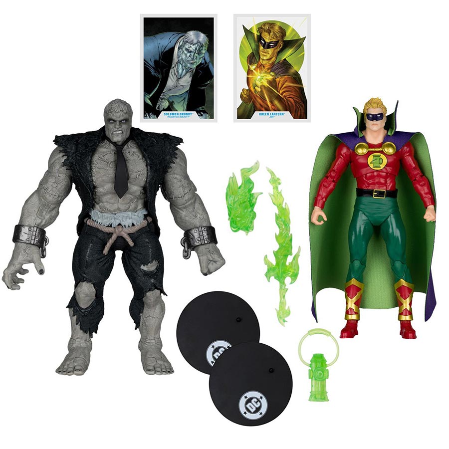 DC Multiverse Green Lantern Justice Society Of America vs Solomon Grundy MegaFig 2-Pack Action Figure